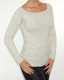 Stricktop Pulli Top Strick Shirt Bluse Langarm weich stretch