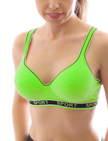 Sport BH Comfort Top Bustiers Bra Shirt Unterwäsche Tanktop E1203