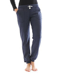 Jogging Hose innen Fleece Taschen Sport Leggings Baumwolle Thermo