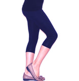 Kinder Mädchen Hose Leggings Leggins Capri 3/4 kurz Knie blickdicht Baumwolle