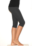 Kinder Mädchen Hose Leggings Leggins Capri 3/4 kurz Knie blickdicht Baumwolle