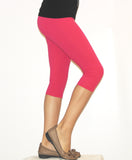 Kinder Mädchen Hose Leggings Leggins Capri 3/4 kurz Knie blickdicht Baumwolle