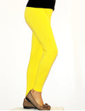 Kinder Mädchen Leggings lang blickdicht aus Baumwolle Hose