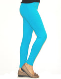 Kinder Mädchen Leggings lang blickdicht aus Baumwolle Hose