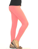 Kinder Mädchen Leggings lang blickdicht aus Baumwolle Hose