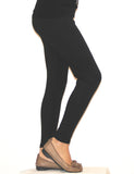 Kinder Mädchen Leggings lang blickdicht aus Baumwolle Hose