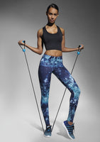 Y24 Sportleggins Sport Leggings Muster Radler Jogging Yoga Fitness Trend Hose