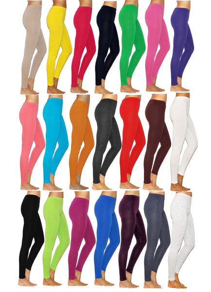 Leggings lang lange Leggins Hose Röre eng Kinder Damen Herren