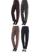 Damen Schlupfhose Hose Schlupfform Schlupf Winter warm Wolle