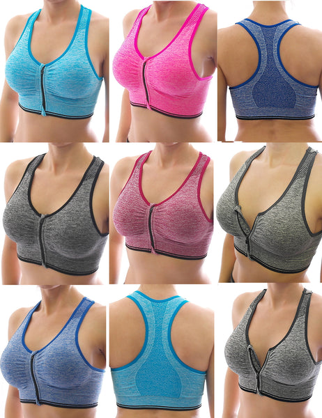 Sport BH Comfort Top Bustiers Bra Shirt Unterwäsche Tanktop BH-2143