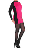 Kleid Tunika Mini Minikleid Langarm Longshirt Shirt Top Longtop