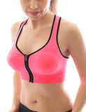 Sport BH Comfort Top Bustiers neon Shirt Bra Polster 0293-1