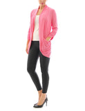 Kardigan Poncho Jacket Jacke lang Tunika Mantel Blouse Top Shirt