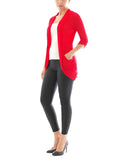 Kardigan Poncho Jacket Jacke lang Tunika Mantel Blouse Top Shirt