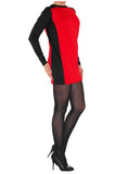 Kleid Tunika Mini Minikleid Langarm Longshirt Shirt Top Longtop