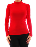 Damen Pullover Pulli Langarm Shirt Bluse R-10