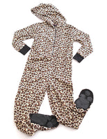 Kinder Schlafanzug warm Animation Jumpsuit Overall Tiere Nachtwäsche Store-21-F