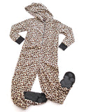 Kinder Schlafanzug warm Animation Jumpsuit Overall Tiere Nachtwäsche Store-21-F