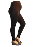 Umstand-Leggings Thermo hose lang Umstandsleggings Baumwolle Fleece