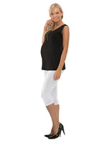 Umstand Shirt Ärmellos Top Tank Tanktop Bluse Reißverschluss