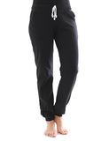 Jogging Hose innen Fleece Taschen Sport Leggings Baumwolle Thermo