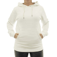 Damen Hoodie warm Vlies Kapuze Pulli Pullover Tasche vorne RN99052