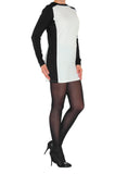 Kleid Tunika Mini Minikleid Langarm Longshirt Shirt Top Longtop