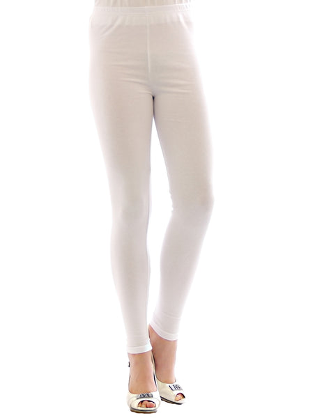 Damen Herren Leggings Leggins lang blickdicht Baumwolle Hose Wäsche Übergröße