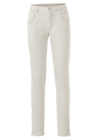B.C. Damen Color Denim Jeans Hose Chino Stretch Röhre weiß Gr. 42 085299