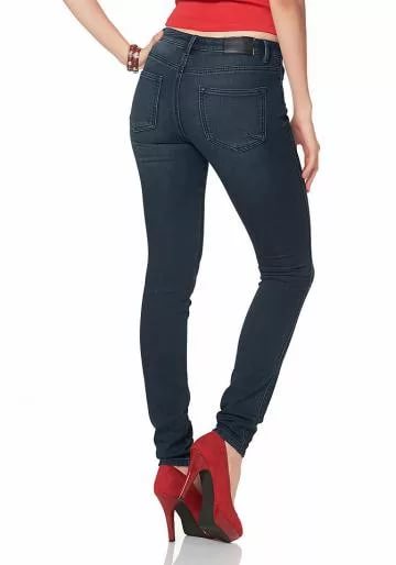Arizona Damen Jogg Jeans Skinny Hose Röhre Stretch blue black Kurzgr. 20 297396
