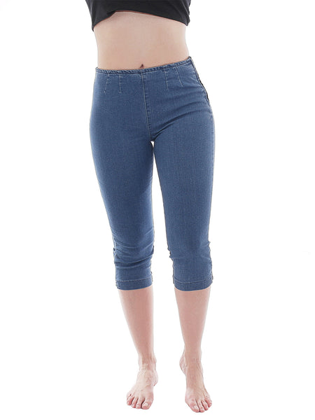 Aniston Capri 3/4 Jeans Hose blau 36 320374