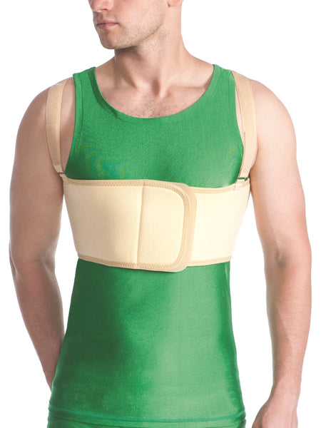 Herren Bandage Fixierung Brustkorb Rücken Brust Klettverschluss Gurt 4301