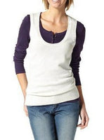 Boysens Damen Feinstrick Pullunder Shirt Top Pullover weiss Gr. 52/54 491850