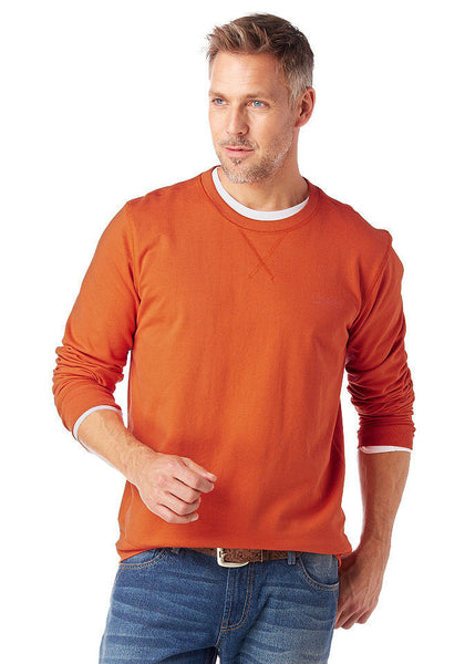 Grey Connection Herren Pullover Sweatshirt langarm orange 670148