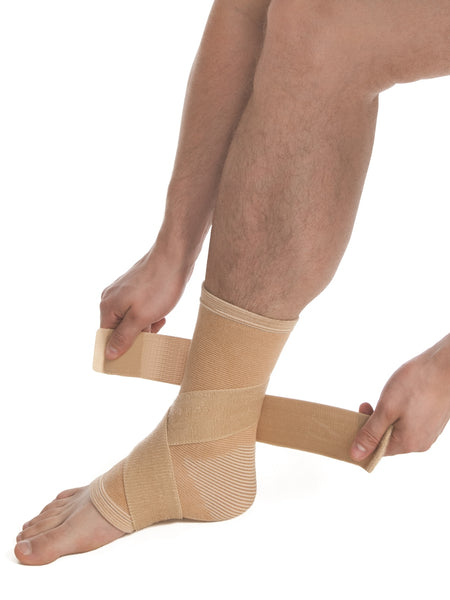 Bandage Sprunggelenk Fuß Strumpf Fixierung Polster Kompression 7025