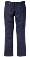 Sheego Damen Trend Hose Gerade Jeans Chinohose Chinos Stretch blau Gr 23 780528