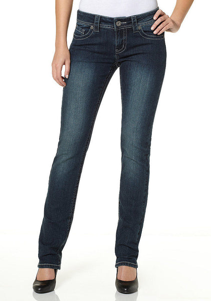 Damen Arizona Stretchjeans Jeans Hose Stretch Bootcut dunkelblau 875512