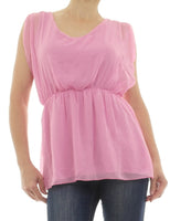 Bodyflirt Damen Tunika Shirt ärmellos pink 913023