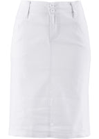 BPC Damen Leinenrock Rock Leinen Minirock Mini Skirt Taschen weiß 956920