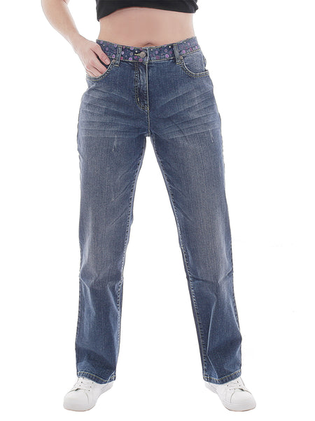 BPC Damen Jeans Hose Stretch blue stone 973277