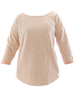 Damen Shirt 3/4 Arm Bluse Tunika Pullover TP-221