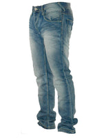 Herren Jeans Hosen mit Knopfverschluss X3C14M26